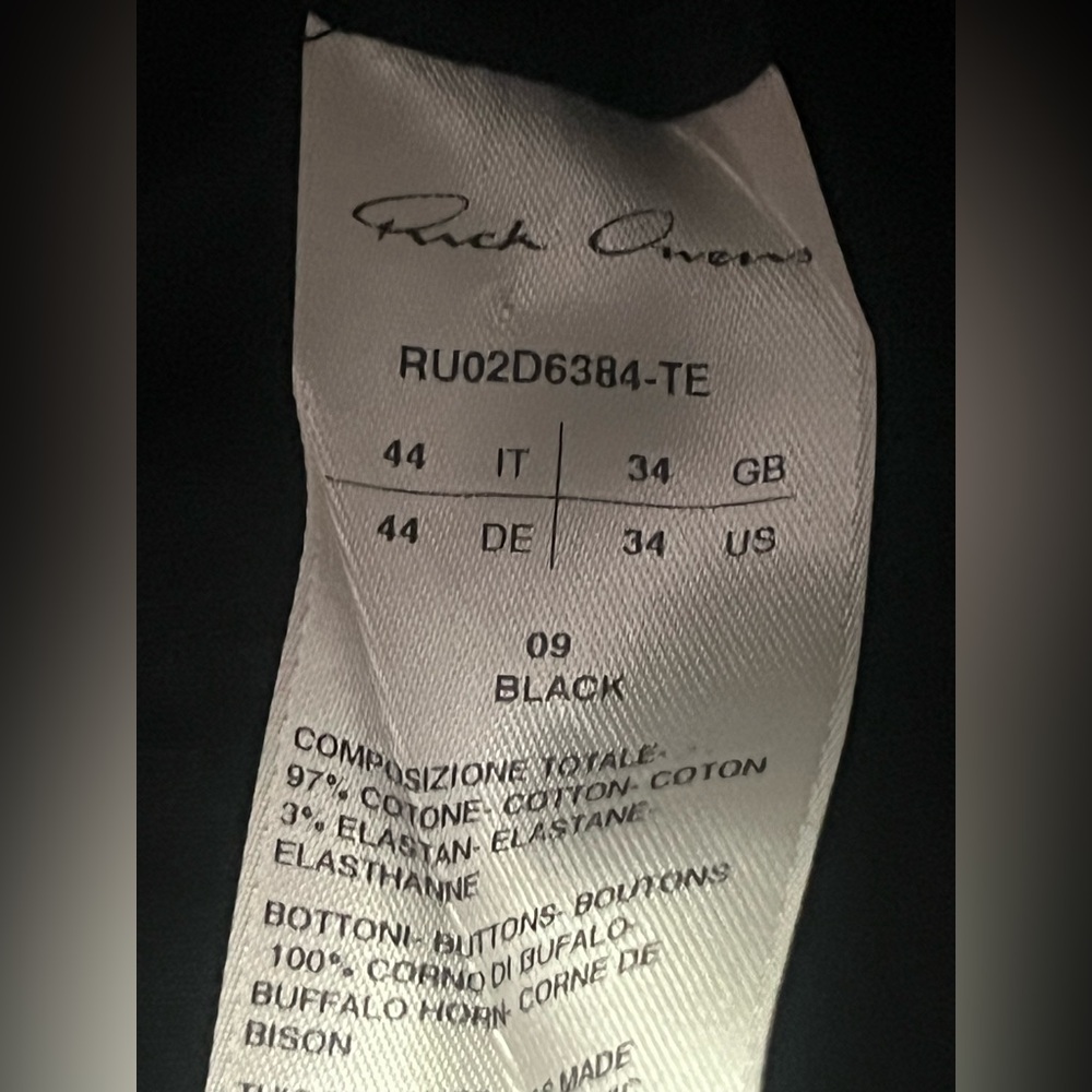 Rick Owen’s Porterville F/W24 pod shorts size US 34 - Picture 7 of 16